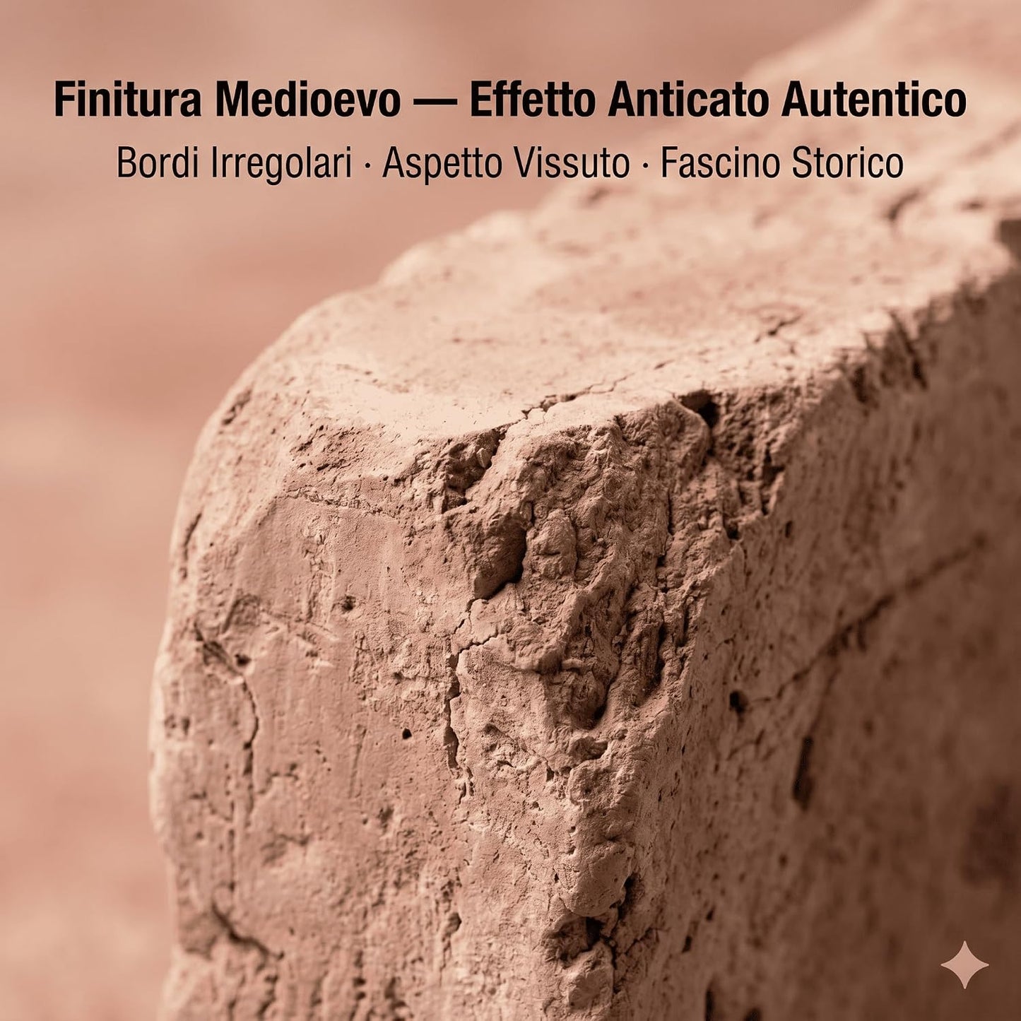 Mattone FBM Medioevo Rosato 3,5x12x25 cm – Confezione Campione 2 Pezzi | Mattone Faccia a Vista Effetto Anticato | Rivestimento Rustico | Aspetto Invecchiato | Made in Italy