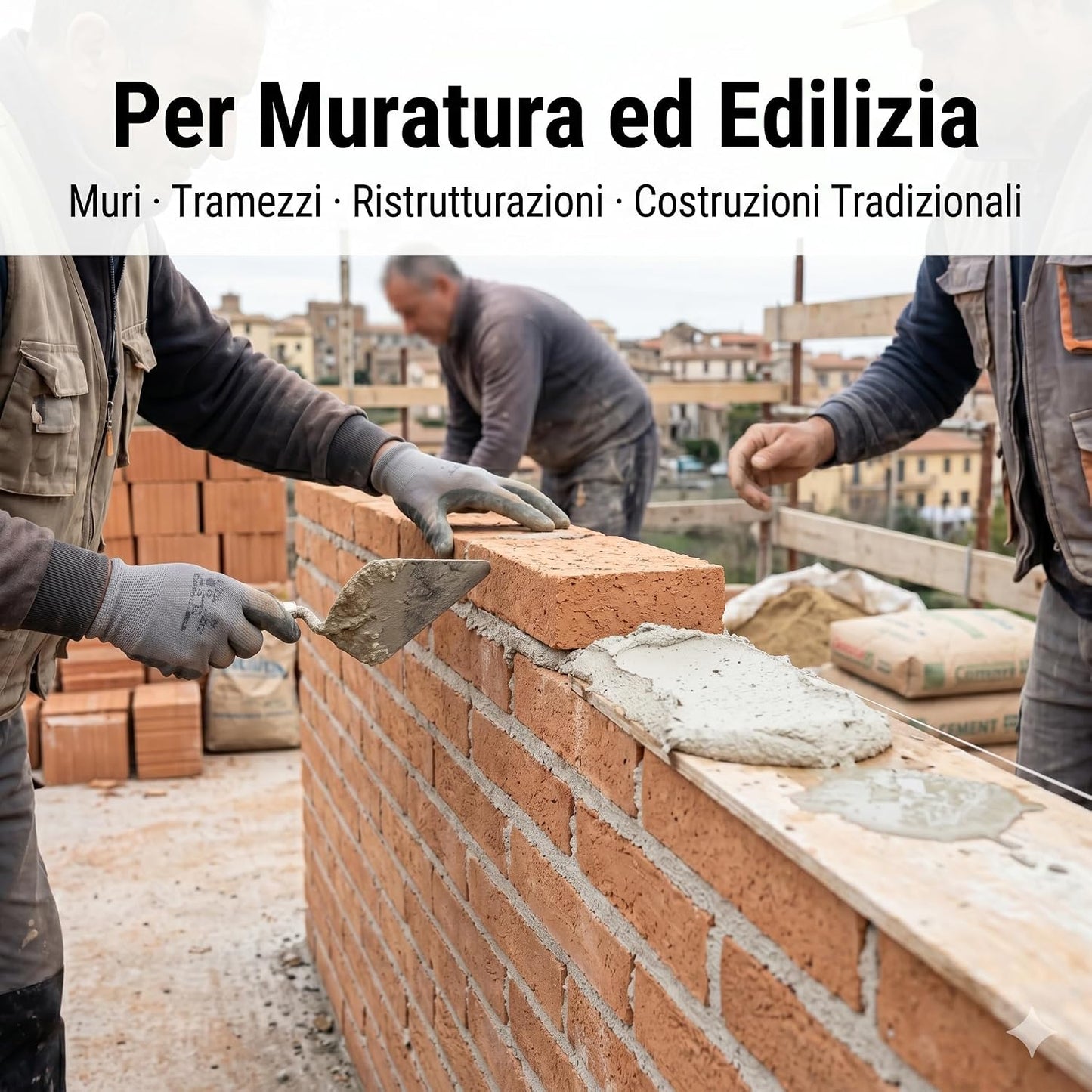 Mattone a Zoccolo Comune 5,5x12x24 cm – Confezione Campione 2 Pezzi | Mattone Pieno per Muratura ed Edilizia | Faccia a Vista Decorativo | Prova Qualità | Made in Italy