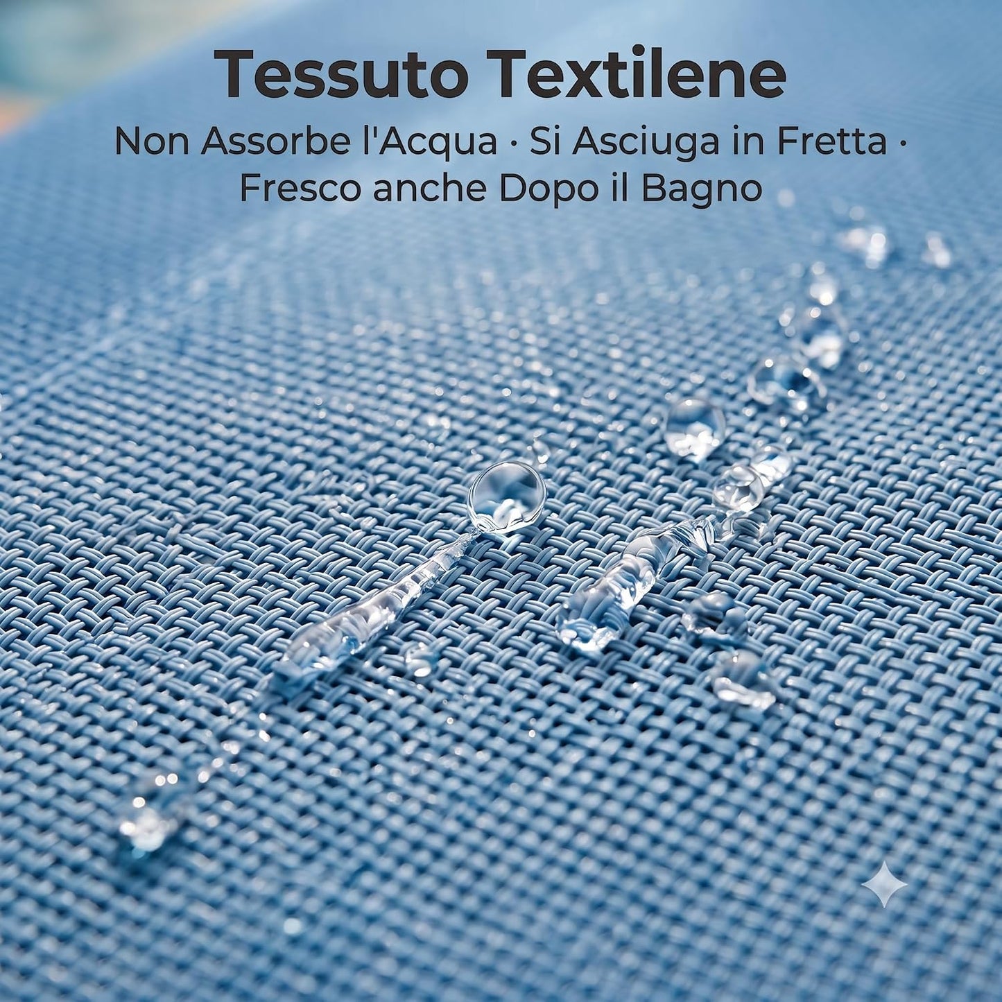 Set 2 Lettini da Mare con Parasole in Textilene Blu – Lettini Prendisole con Tettuccio Parasole per Spiaggia Piscina e Giardino – Traspiranti e Comodi – 188x55x24 cm