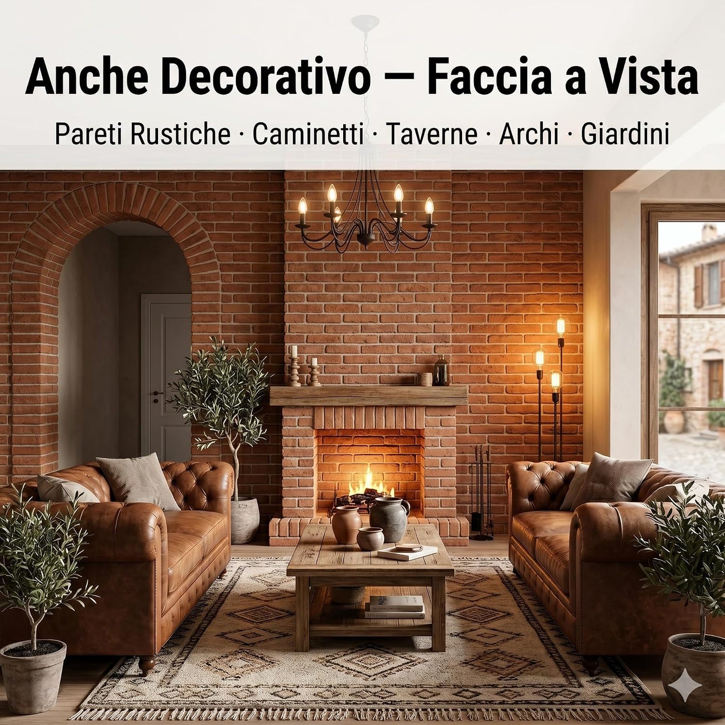 Mattone a Zoccolo Comune 5,5x12x24 cm – Confezione Campione 2 Pezzi | Mattone Pieno per Muratura ed Edilizia | Faccia a Vista Decorativo | Prova Qualità | Made in Italy