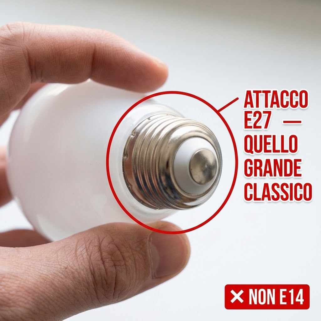 20 Lampadine LED E27 9W 810 Lumen Luce Calda 3000K Goccia A60 Classe F Set 20