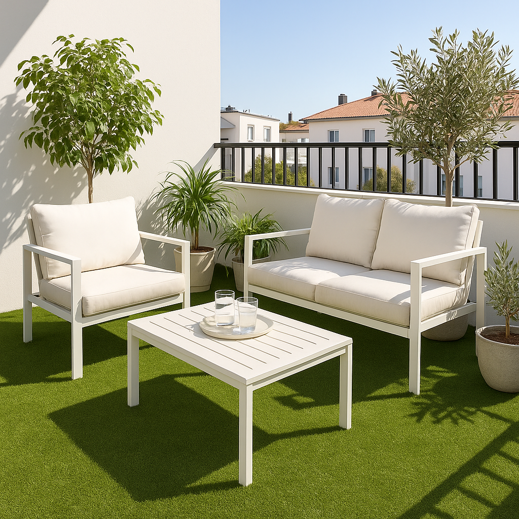 Prato Sintetico 7mm Rotolo H 1m Erba Finta Drenante Balcone Giardino LEMAG SRL
