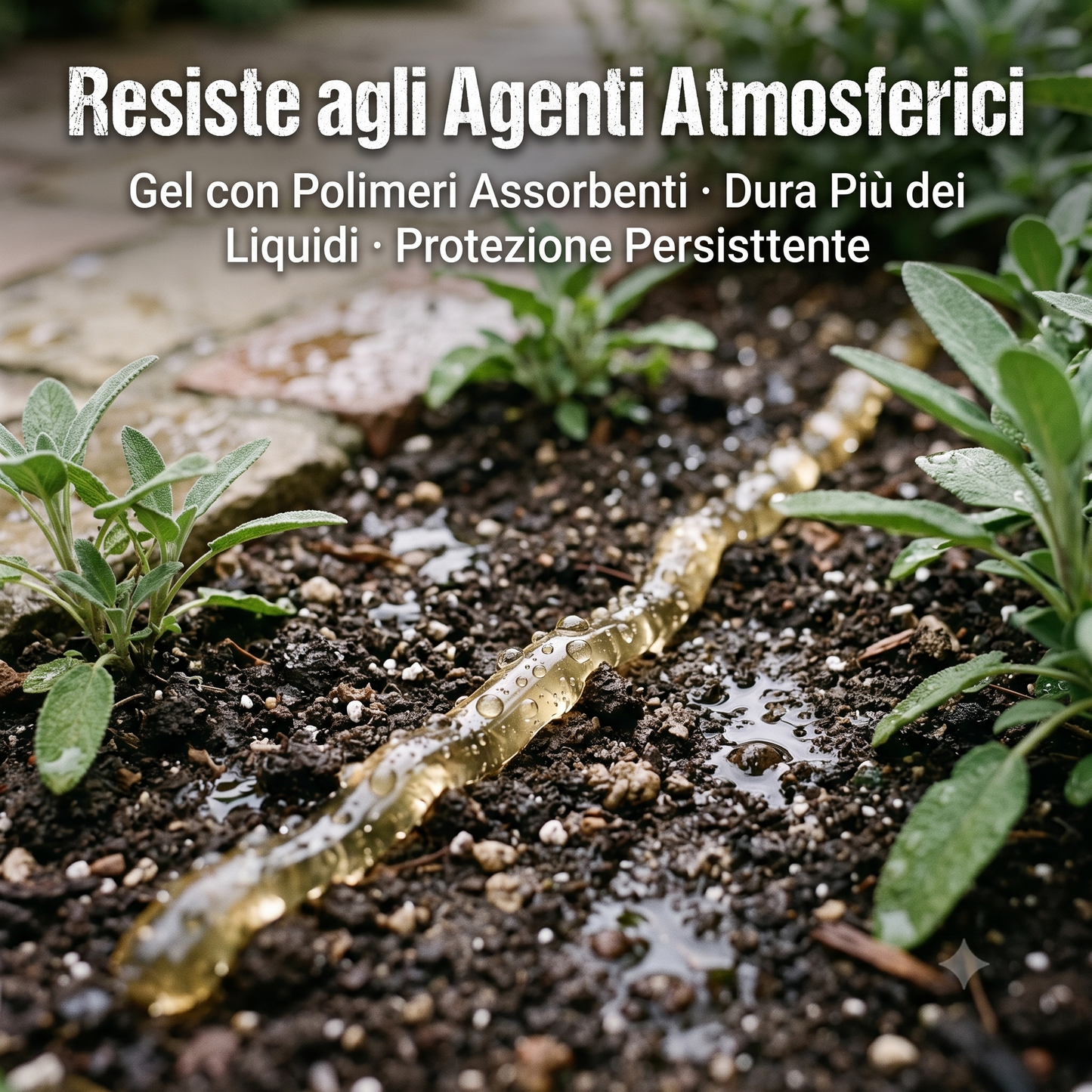 Disabituante Rettili Gel 1 L Energica – Repellente in Gel Pronto all'Uso per Allontanare Serpenti e Rettili da Giardino e Aree Esterne – Resistente agli Agenti Atmosferici