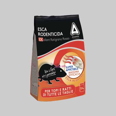 ESCA TOPICIDA 'RATIBROM 5.0 GRANO' ' 1,5 Kg - Lemag srl