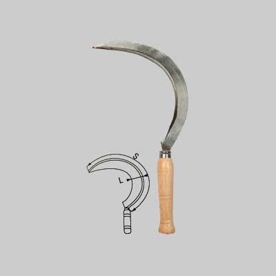 FALCIOLA DENTATA FALCI CLASSICA L22 mm - Lemag srl