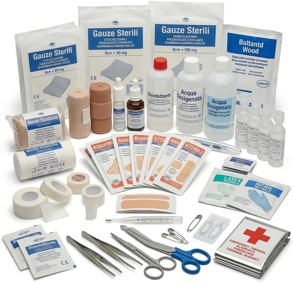 Reintegro Cassetta Primo Soccorso Gruppo C – Ricarica Conforme D.Lgs. 81/2008 D.M. 388/2003 – Kit Reintegro Pronto Soccorso Aziende fino a 3 Lavoratori – per Art. 23.301.01 - Lemag srl