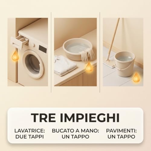Profumatore Bucato Concentrato per Lavatrice 100 ml – 6 Fragranze – Si Aggiunge al Lavaggio - Lemag srl
