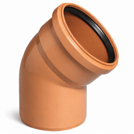 Raccordi PVC Arancioni ad Incollaggio per Scarico Fognario e Pluviale – Curve, T, Riduzioni – Lemag SRL - Lemag srl