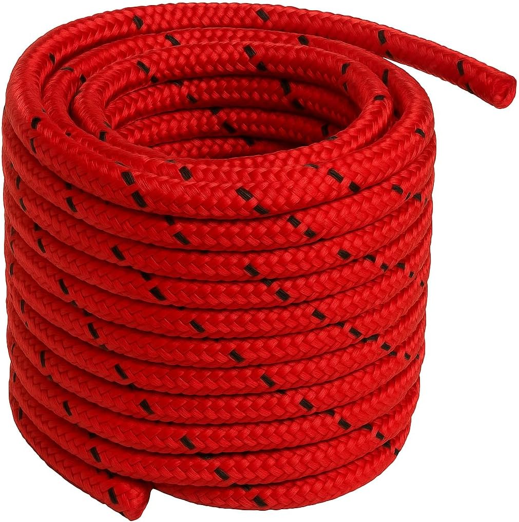 Treccia Elastica Rossa Ø8 mm x 10 m – Corda Multiuso Resistente – Lemag SRL - Lemag srl