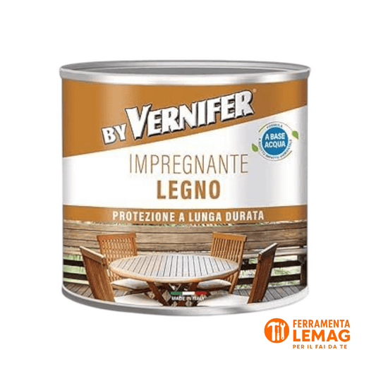 Vernifer Impregnante all’Acqua 500ml Ciliegio Legno Esterni Interni - Lemag srl - Lemag srl