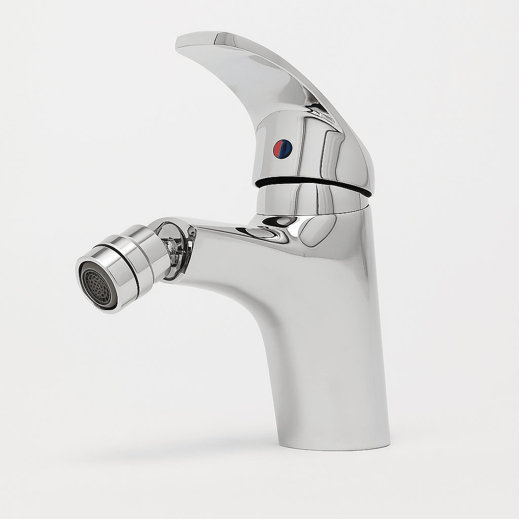 Rubinetto Miscelatore Basic Bagno Bidet – Design Argento Elegante – Lemag SRL - Lemag srl
