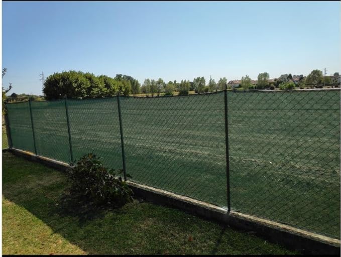 Telo Ombreggiante 90% Rete Ombra Verde Frangisole Frangivista Oscurante 2 mt - Lemag srl