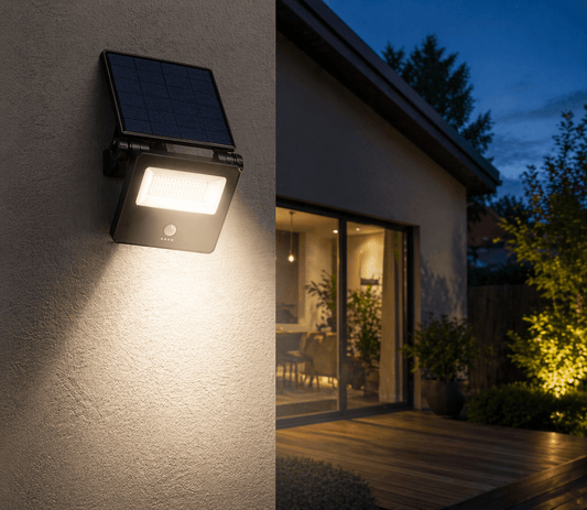 Faretto da Muro Solare Ultra Bright 15W 1500LM con Telecomando - Lemag srl