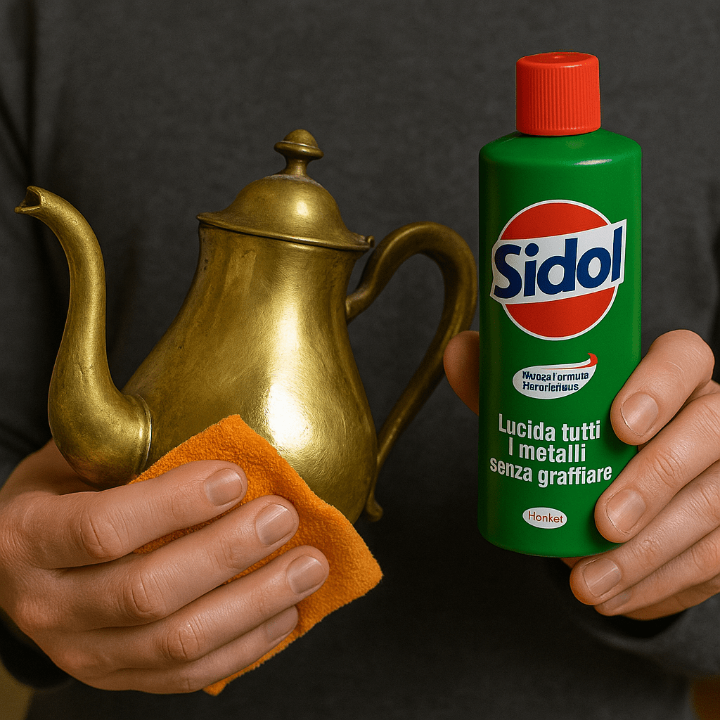 SIDOL METALLO 75 ml 3 pezzi Lucidante per metalli Rame, Ottone, Argento – Lemag - Lemag srl