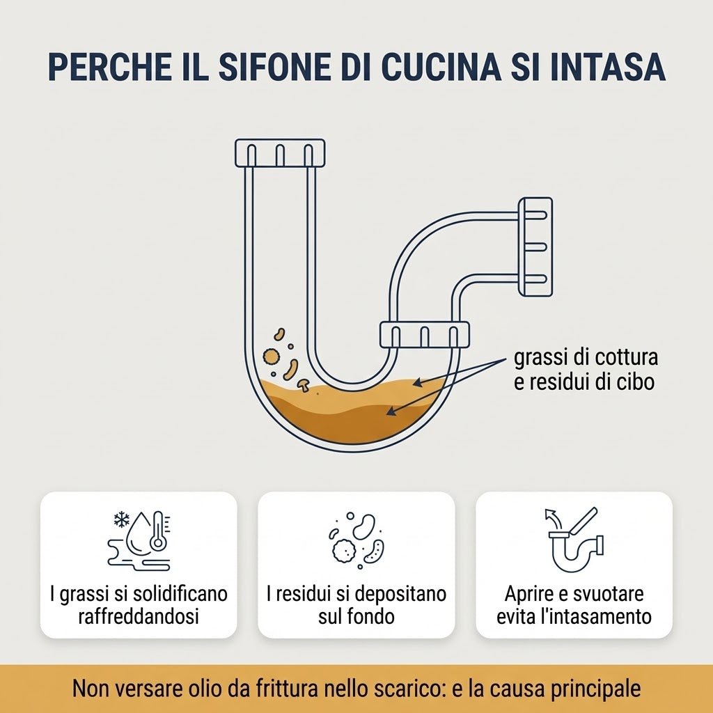 Sifone Salvaspazio per Lavello con Attacco Lavastoviglie 1 Pollice e Mezzo x 40 mm - Corpo Compatto che Libera il Mobile - Collega la Macchina Senza Secondo Scarico - Lemag srl