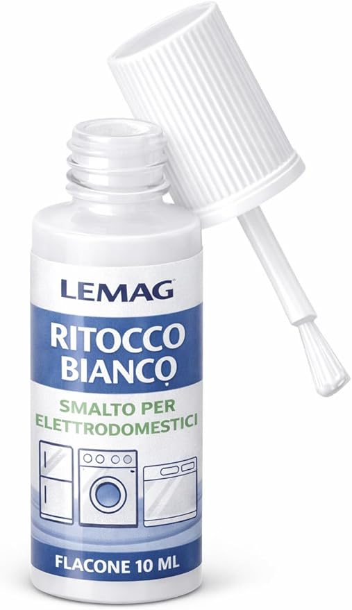 Lemag srl Ritocco Smalto Bianco 10ml Pennello Correttore Graffi - Lemag srl