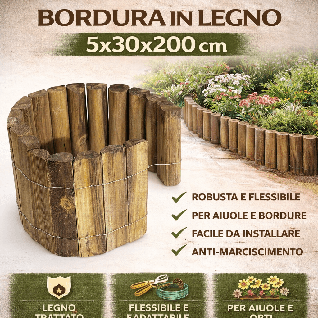 Rollerboard 5x30x200 cm Tavola Scorrevole Legno per Trasporto Carichi - Lemag srl