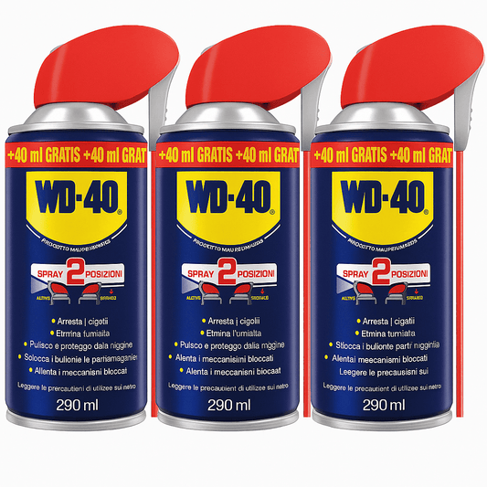 WD - 40 Sbloccante Lubrificante 250ml + 40ml – 3 Confezioni – Lemag srl - Lemag srl