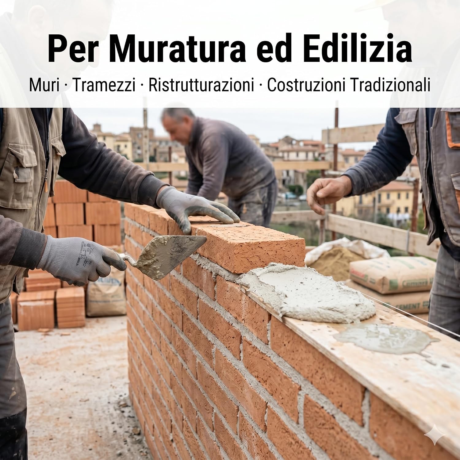 Mattone a Zoccolo Comune 5,5x12x24 cm – Confezione Campione 2 Pezzi | Mattone Pieno per Muratura ed Edilizia | Faccia a Vista Decorativo | Prova Qualità | Made in Italy - Lemag srl