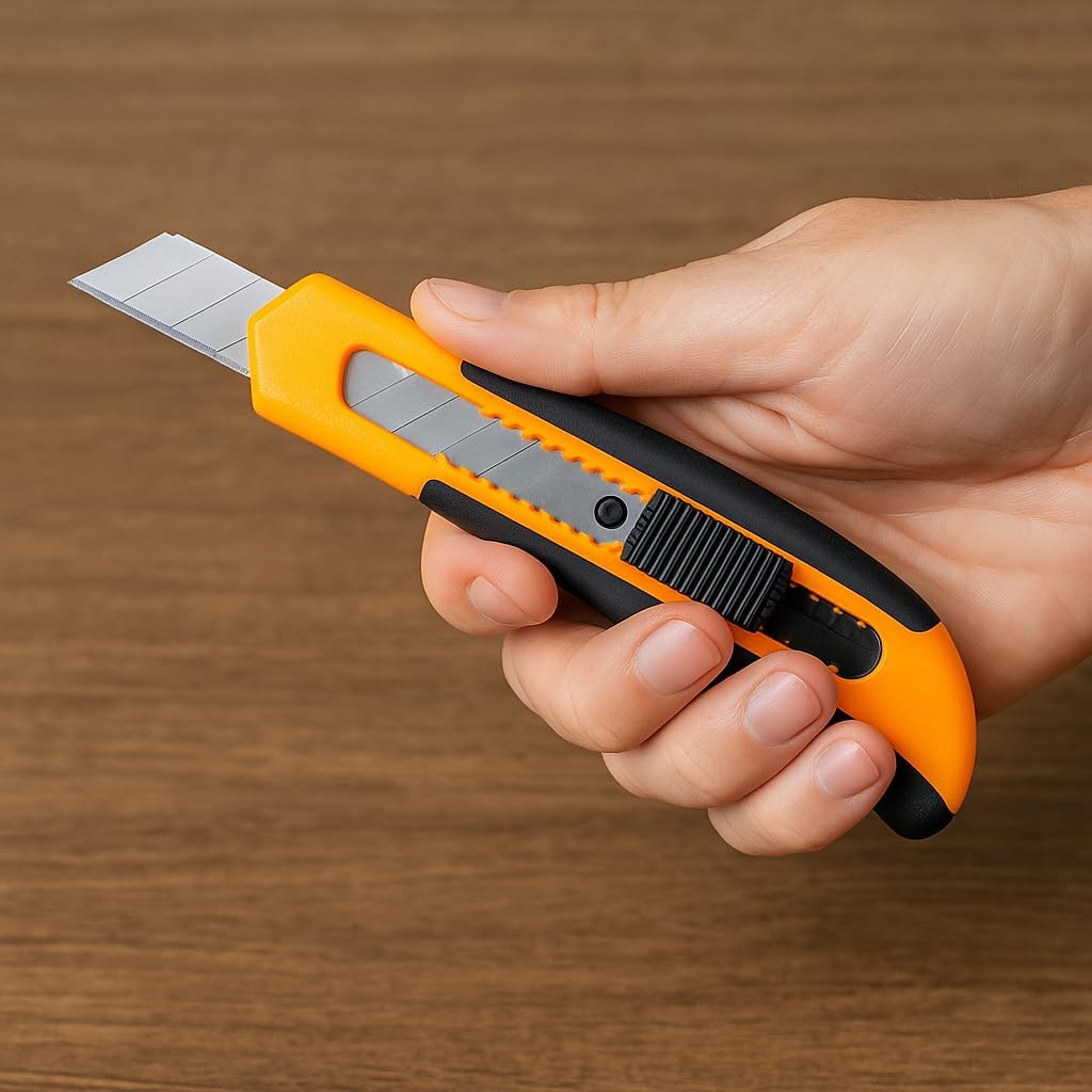 Cutter Professionale con Lama Autoretrattile in Acciaio – Ergonomico - Lemag srl