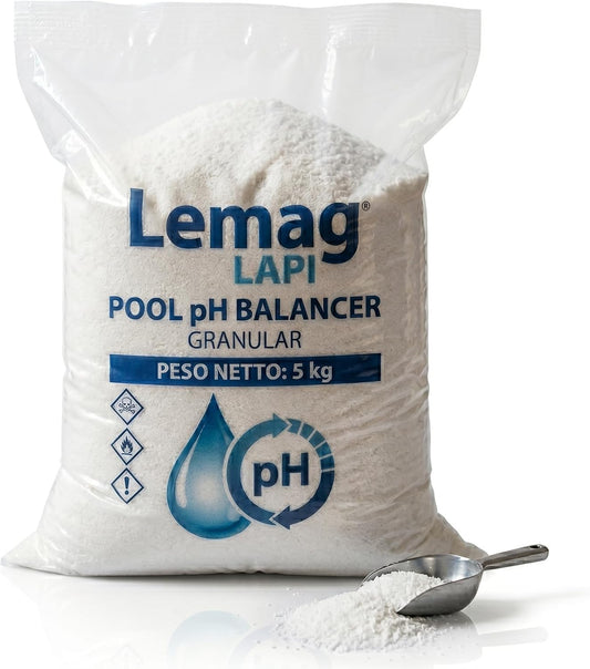 Regolatore pH Meno Piscina LAPI 5 kg – Correttore Granulare pH Minus - Lemag srl