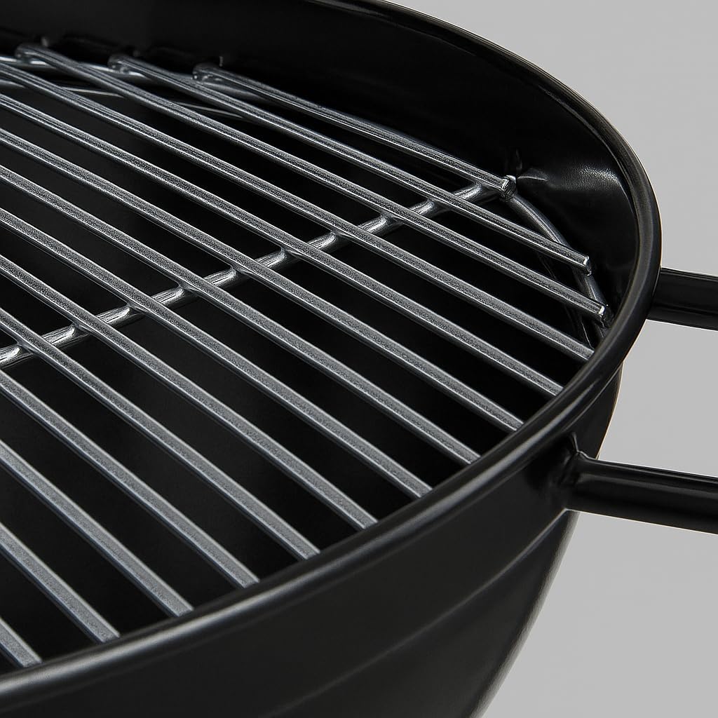 Barbecue a Carbone Miami Ø 44 cm – Acciaio Smaltato con Griglia Inox - Lemag srl