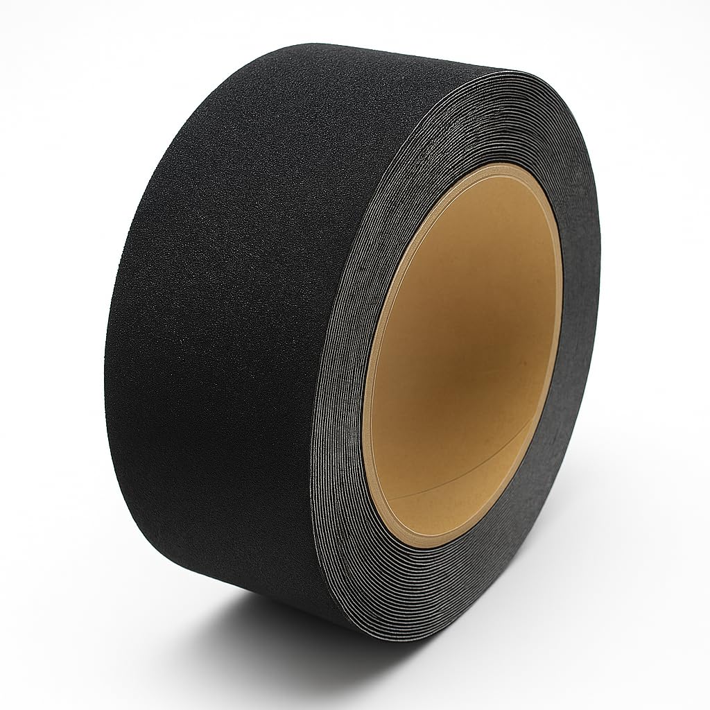 Nastro Antiscivolo Nero 25 mm x 18 m – Adesivo Resistente per Scale, Pavimenti, Rampe e Superfici Lisce – Sicurezza Domestica e Industriale - Lemag srl