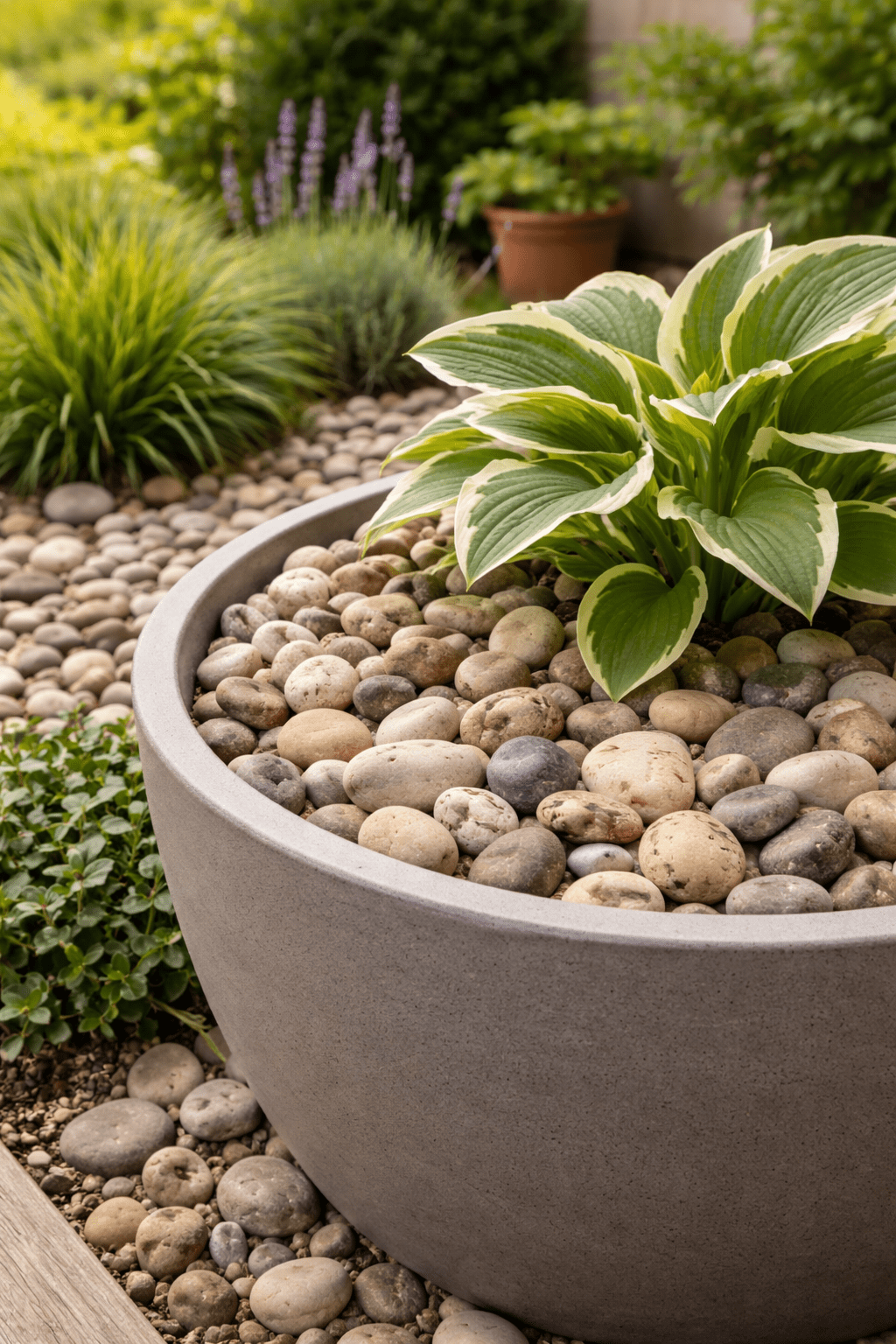 Sacco Ghiaia di Fiume 2 Kg Decorativa Drenante Per Giardino Vasi Aiuole - Lemag srl