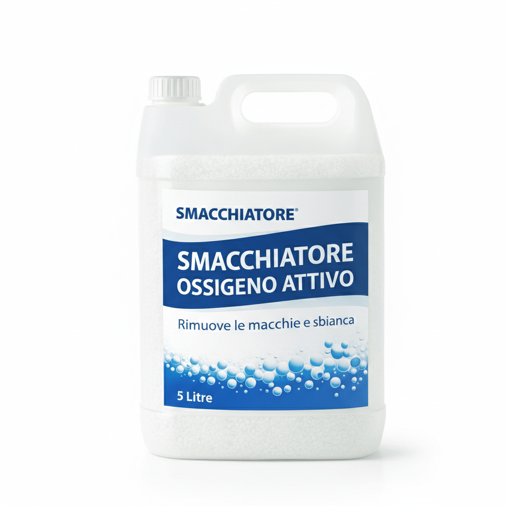 Smacchiatore all’Ossigeno Attivo 1 - 5 Litri Bucato e Superfici - Lemag srl