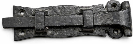 Catenaccio rustico scorrevole 150 mm in acciaio per porte e cancelli