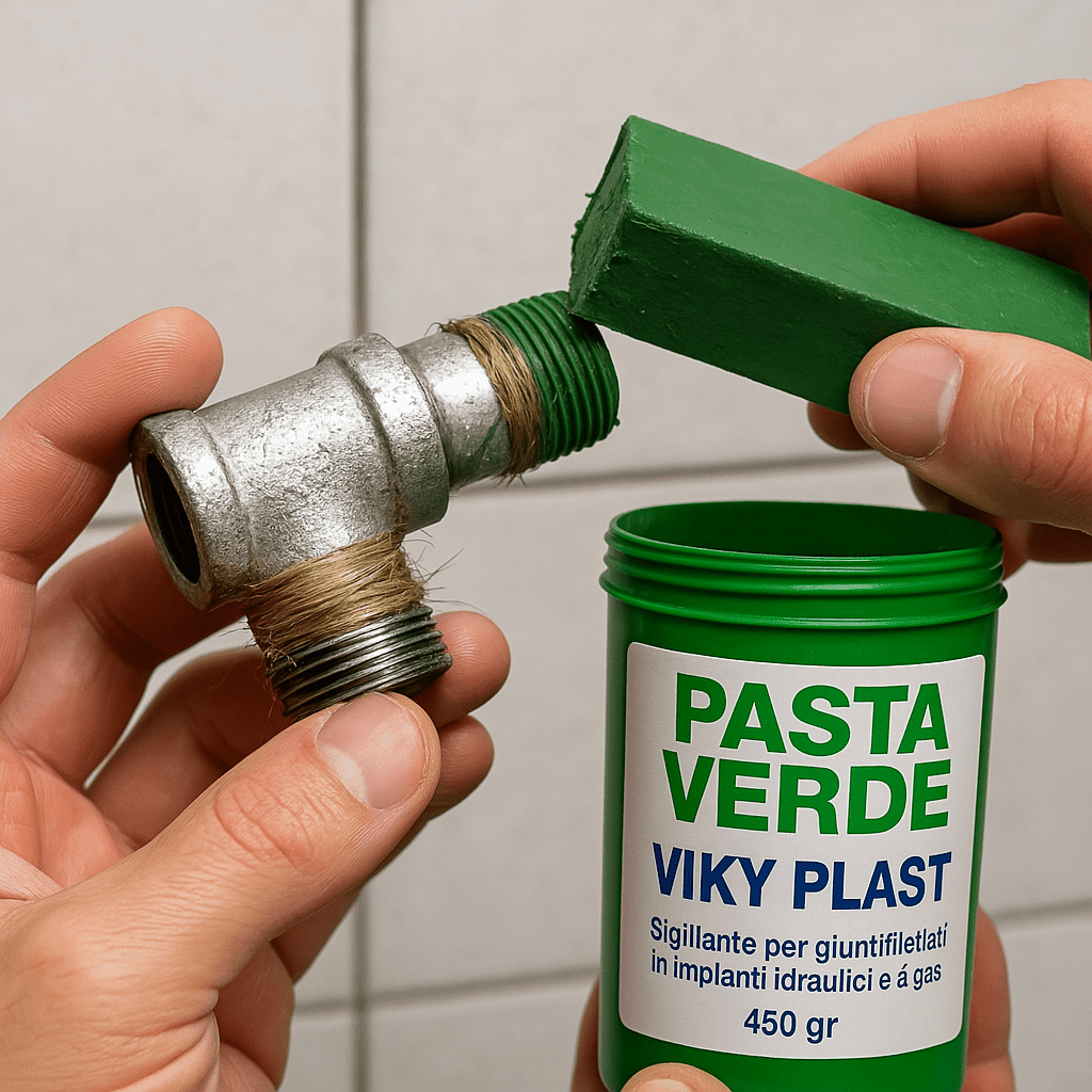 PASTA VERDE VIKY PLAST 450g - PULITURA METALLI - OFFERTA SPECIALE - Lemag srl - Lemag srl