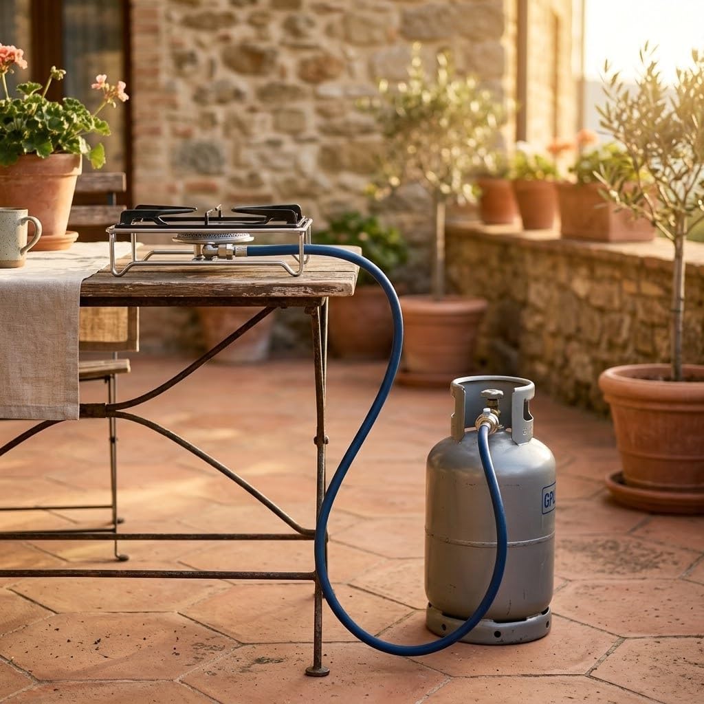 Tubo per Gas GPL Ø 8x13 mm Flessibile Varie Lunghezze 3m–20m con Fascette di Fissaggio Omaggio per Bombola e Impianti Gas - Lemag srl