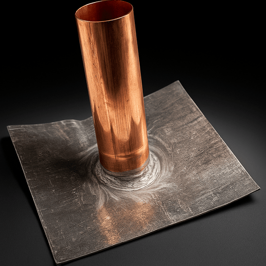 Bocchettone in Piombo e Rame Ø 80 mm – Scarico Pluviale Resistente – LEMAG SRL - Lemag srl