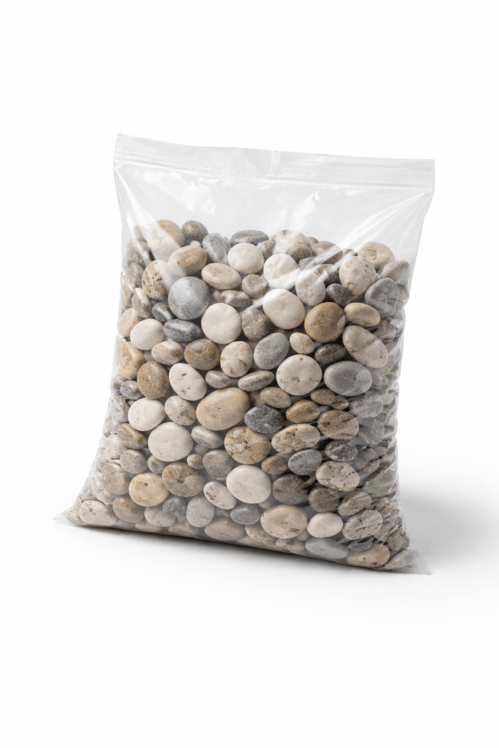 Sacco Ghiaia di Fiume 2 Kg Decorativa Drenante Per Giardino Vasi Aiuole - Lemag srl