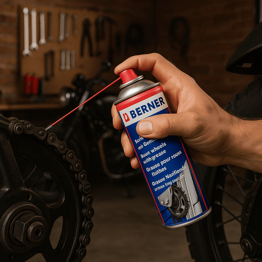 Spray Lubrificante Catena Moto Berner 100 ml – Massima Protezione e Prestazioni - Lemag srl