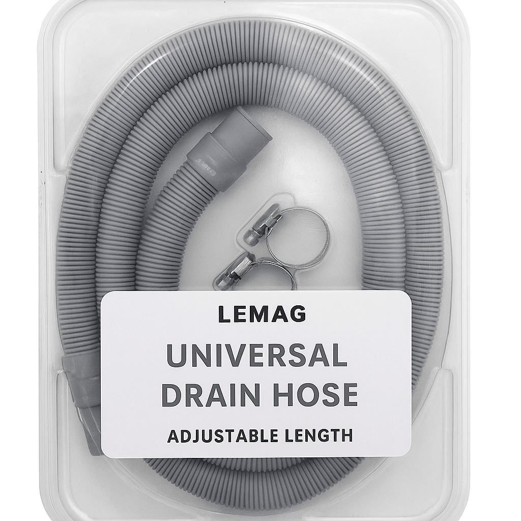 Tubo di Scarico Estensibile per Lavatrice – Ø19x22 mm – Lunghezza 90 - 300 cm – Universale Lemag srl - Lemag srl