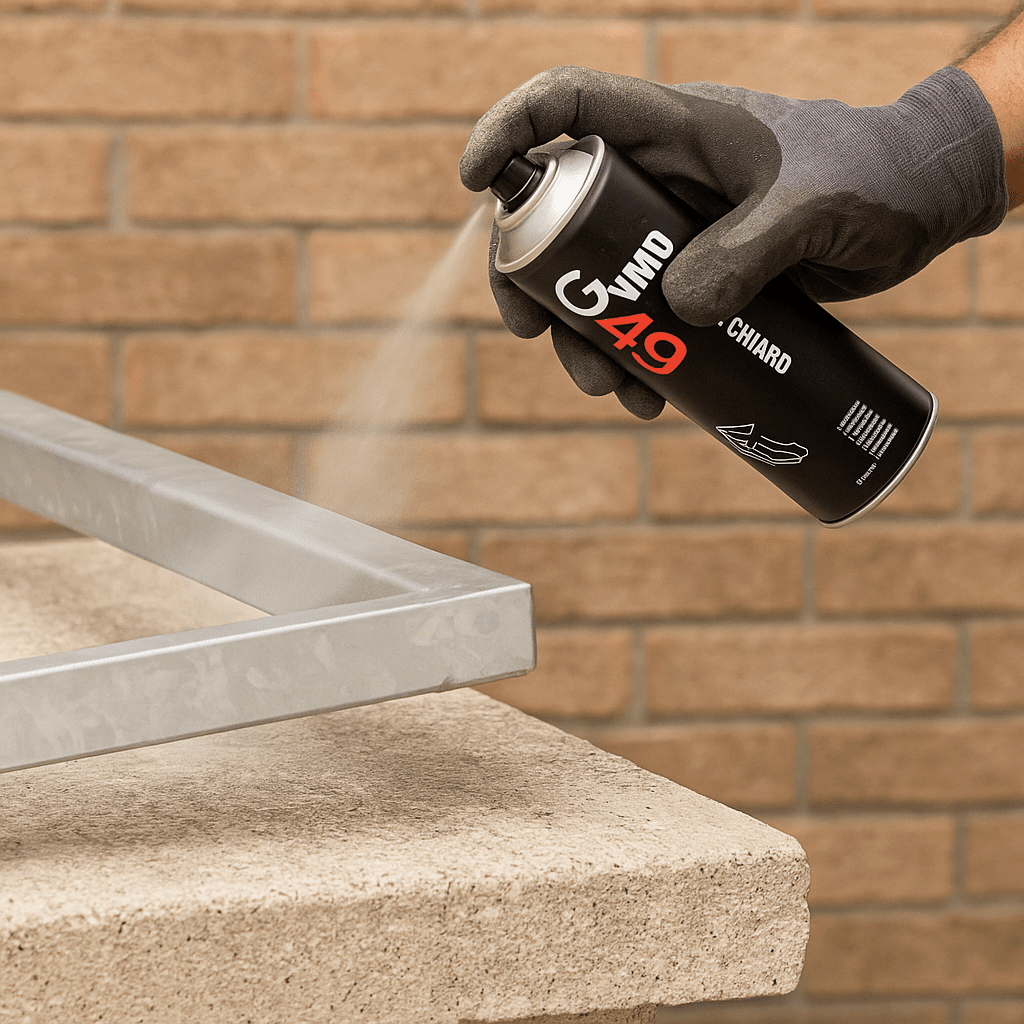 VMD 49 – Zinco Chiaro Spray 400 ml, Grigio Chiaro Semi Lucido – Lemag srl - Lemag srl