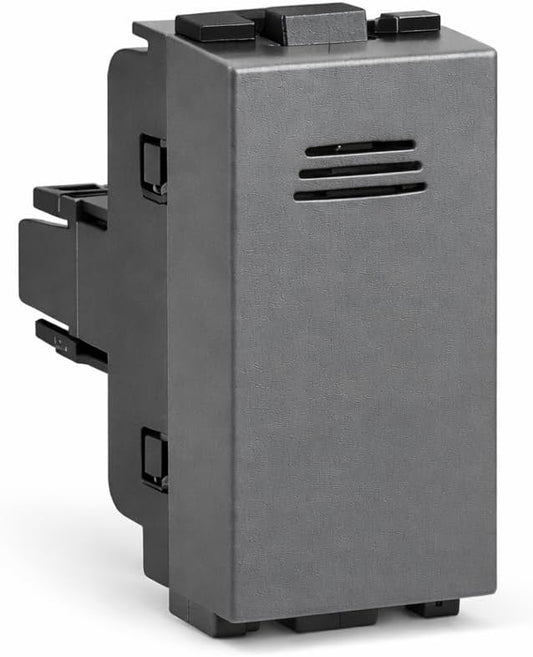 Campanello 230V serie civile ARC grigio suoneria da incasso 1 modulo