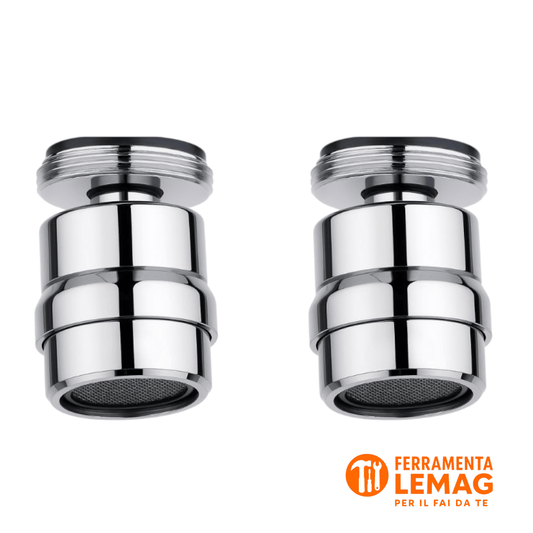 2 Pezzi Rompigetto Bidet Orientabili Universali - Lemag srl