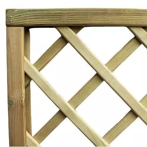 Pannello Grigliato in Legno di Pino Impregnato da Giardino per pianti rampicanti - Lemag srl