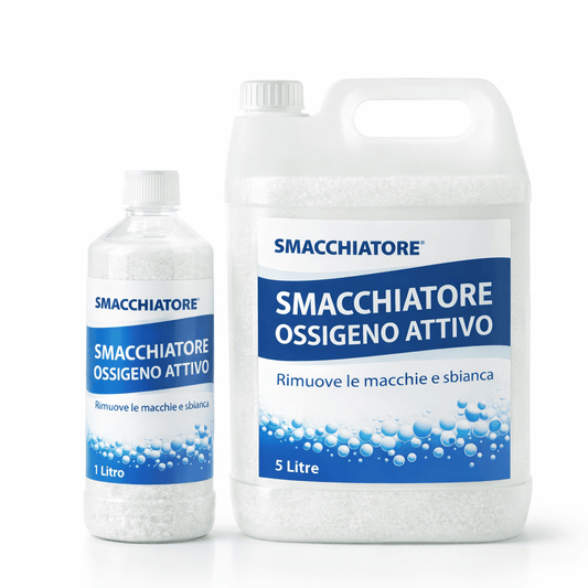 Smacchiatore all’Ossigeno Attivo 1 - 5 Litri Bucato e Superfici - Lemag srl
