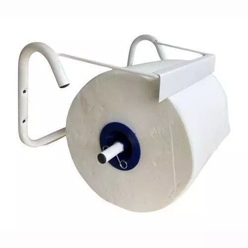 Dispenser Portarotolo da Parete industriale per Bobina Carta in acciaio BIANCO - Lemag srl