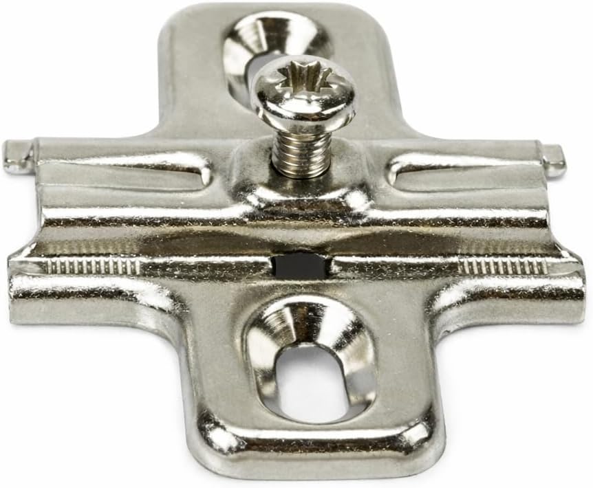 Basette per Cerniere Incasso B2V3H Piastra di Montaggio per Mobili Cucina Armadi Regolabile Alta Resistenza - Lemag srl