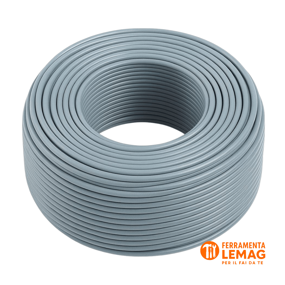 CAVO ECavo elettrico N07V - K 1x2,5 mm² grigio, flessibile in PVC, 50 metri – Lemag srl - Lemag srl