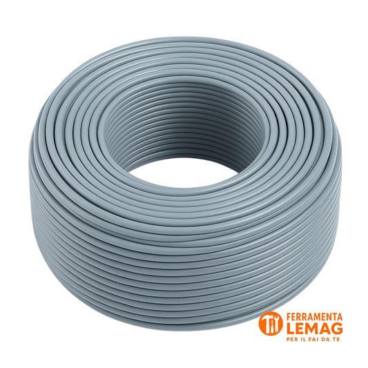 CAVO ECavo elettrico N07V - K 1x2,5 mm² grigio, flessibile in PVC, 50 metri – Lemag srl - Lemag srl