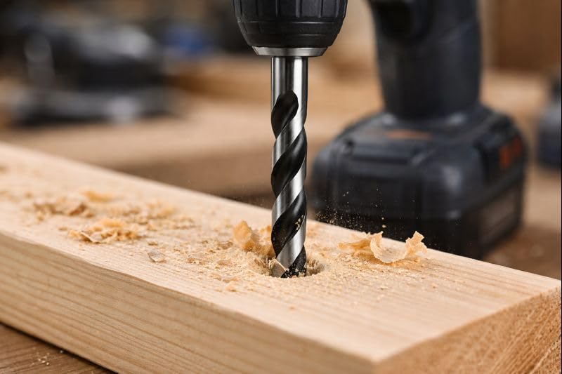 Set 5 Punte per Legno Misure 3–4–5–6–8 mm Punta Elicoidale per Foratura Precisa su Legno Truciolare e MDF Uso Fai da Te e Professionale - Lemag srl