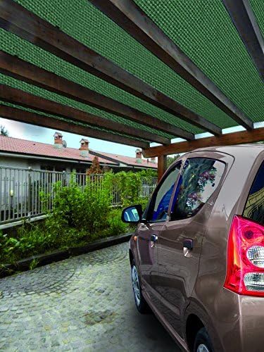 Telo Ombreggiante 90% Rete Ombra Verde Frangisole Frangivista Oscurante 2 mt - Lemag srl
