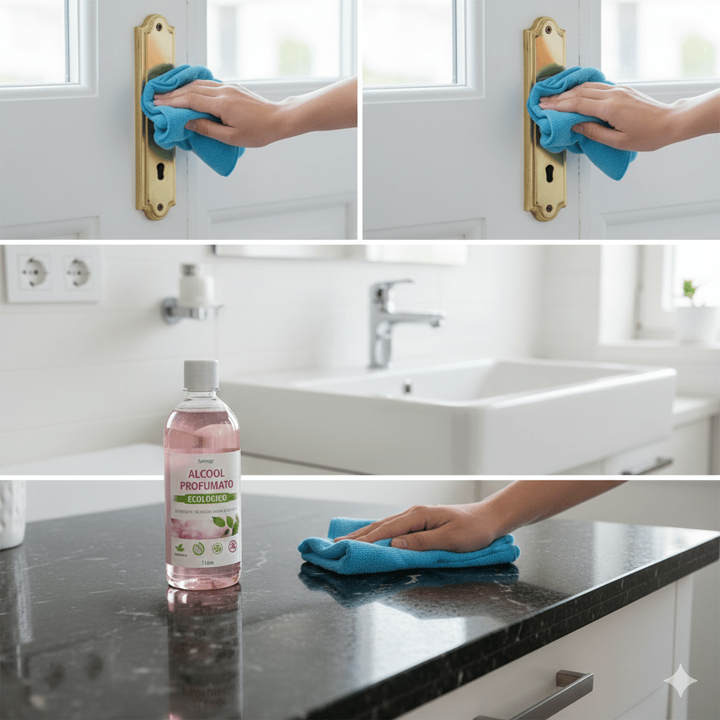 Alcool Profumato 1 - 5L Detergente Superfici Asciuga Subito - Lemag srl