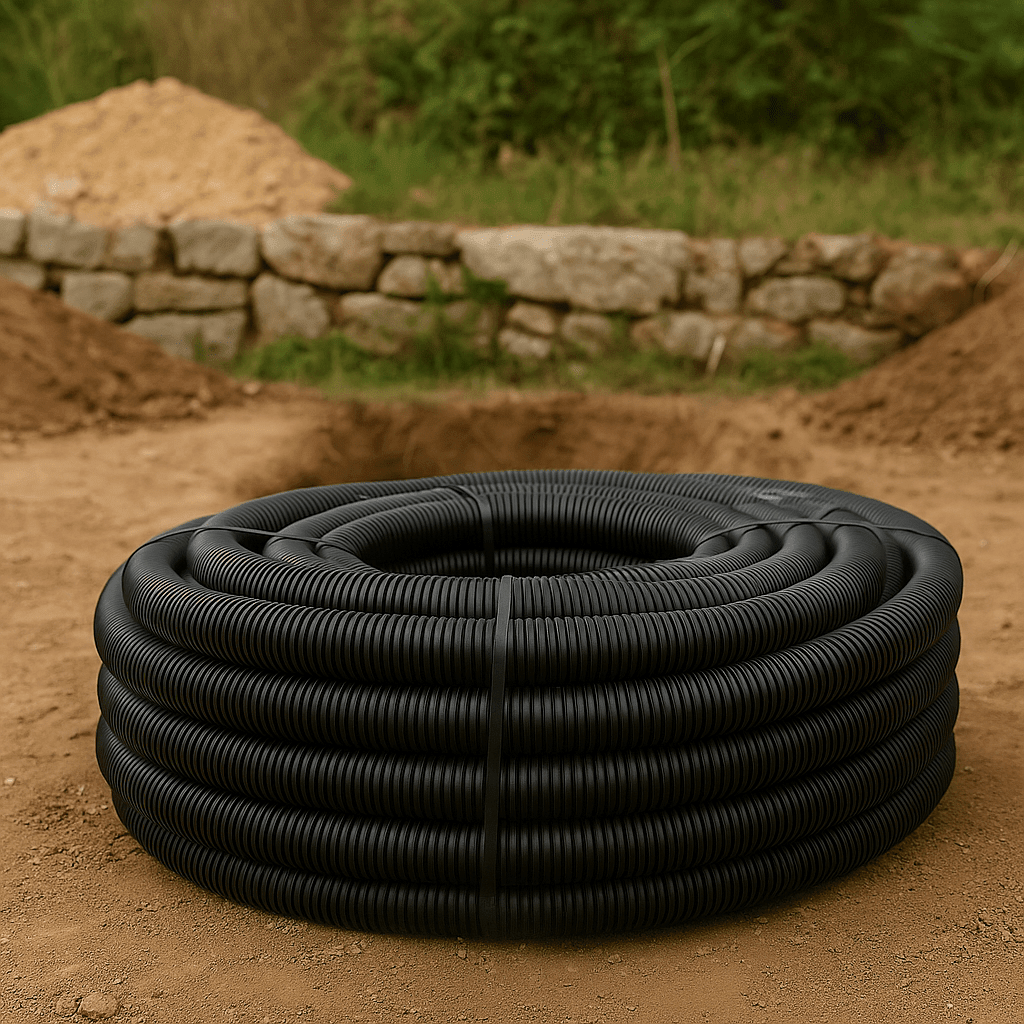 Tubo Corrugato Cavidotto Doppia Parete Ø63 mm – Matassa da 50 Metri Polietilene - Lemag srl