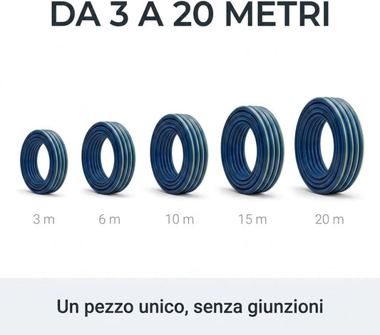 Tubo gas GPL Ø 8x13 mm conforme UNI 7140 con fascette di fissaggio – dettaglio